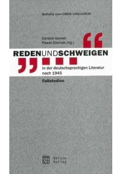 Reden und schweigen