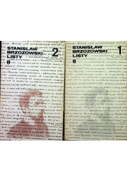 Brzozowski Listy tom I i II