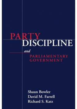 Party Discipline And Parliamentary Government