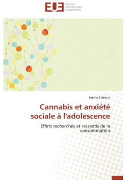 Cannabis et anxiété sociale à l'adolescence