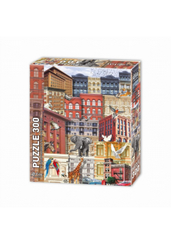 Puzzle 300 Miasto zwierząt