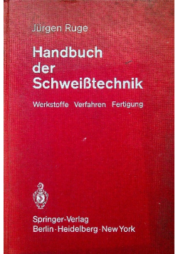 Handbuch der Scchweisstechnik