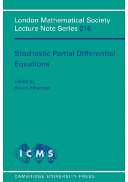 Stochastic Partial Differential Equations