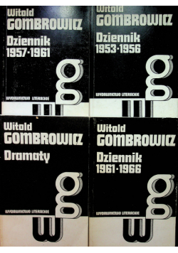 Gombrowicz Dzieła 4 tomy