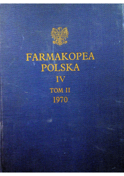 Farmakopea Polska IV tom II