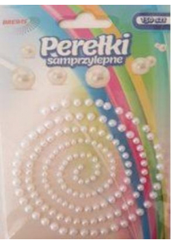 Perełki samoprzylepne białe 150szt