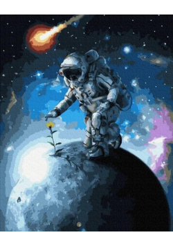 Malowanie po numerach - Astronauta 40x50 cm