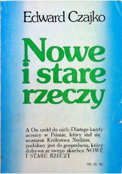 Nowe i stare rzeczy