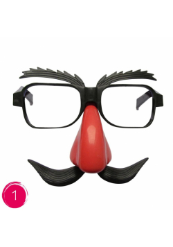 Okulary z nosem
