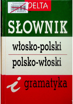 Słownik Włosko polsko włoski i gramatyka DELTA