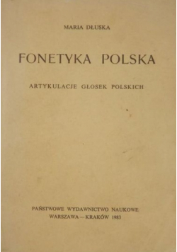 Fonetyka polska. Artykulacje głosek polskich