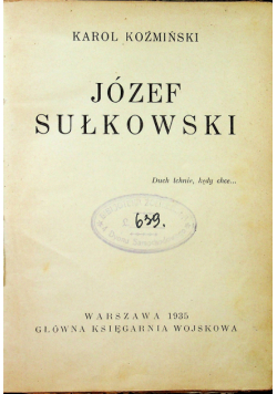 Józef Sułkowski 1935r