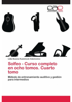 Solfeo - Curso completo en ocho tomos. Cuarto tomo