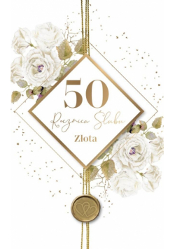Karnet Rocznica Ślubu 50 LUX-76
