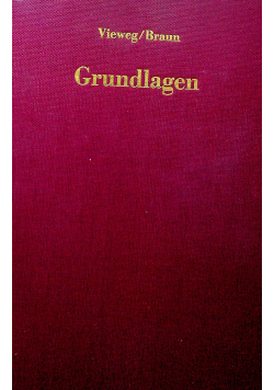 Kunststoff Handbuch Band I Grundlagen