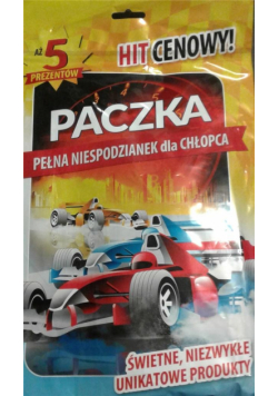 Paczka peła niespodzianek dla chłopca