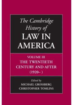 The Cambridge History of Law in America