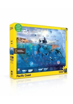 Puzzle 1000 National Geographic, Wybrzeże Pacyfiku