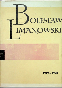Limanowski Pamiętniki 1919 1928