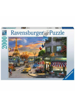 Puzzle 2000 Zachód słońca w Paryżu