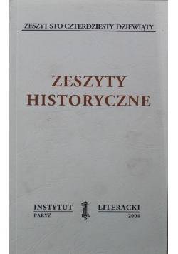 Zeszyty historyczne zeszyt 149