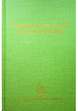 Code of Canon law latin english edition