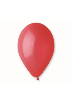 Balony pastelowe czerwone 25cm 100 szt.