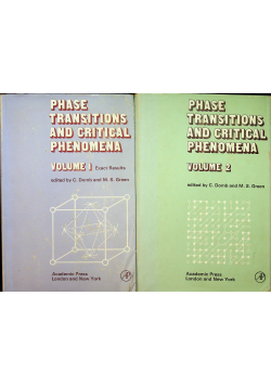 Phase transitions and critical phenomena tom I i II