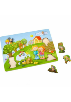 Puzzle nakładane W ogrodzie
