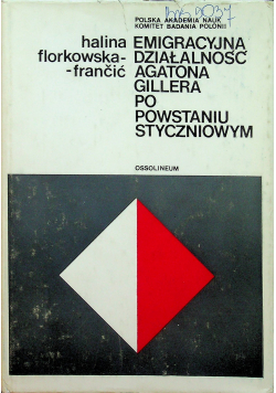 Emigracyjna działalność Agatona Gillera po Powstaniu Styczniowym