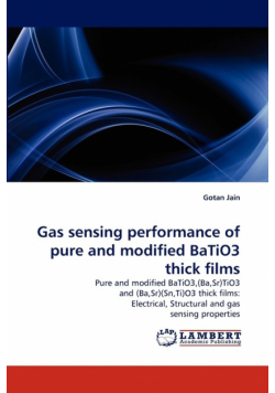 Gas sensing performance of pure and modified BaTiO3 thick films