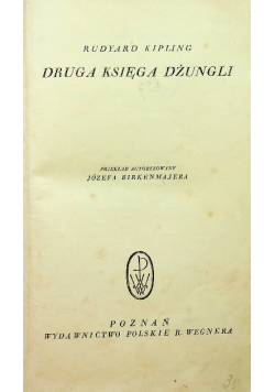 Druga Księga Dżungli 1939 r.