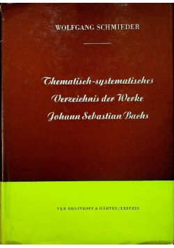 Thematisch systematisches verzeichnis der werke