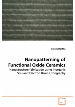 Nanopatterning of Functional Oxide Ceramics