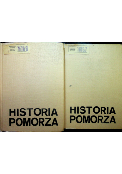 Historia Pomorza Tom I Część 1 i 2