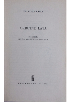 Okrutne lata