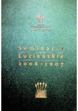 Seminaria Lucieńskie 2006-2007