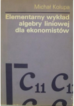 Elementarny wykład algebry liniowej dla