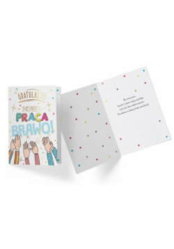 Karnet B6 PP-2211 Gratulacje, nowa praca