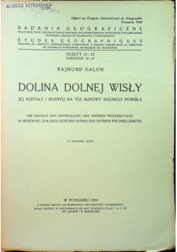 Dolina Dolnej Wisły 1934 r.