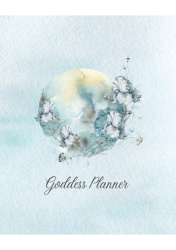 Goddess Planner - Undated Weekly, Monthly 8"x 10" with Moon Journal, To-Do Lists, Self-Care and Habit Tracker