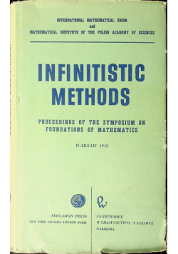 Infinitistic Methods