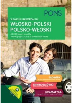 Słownik uniwersalny włosko - polski polsko - włoski