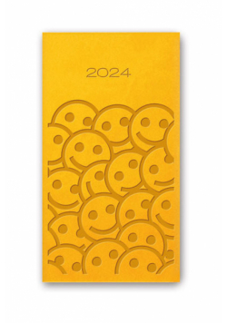 Kalendarz 2024 11TR RELIEF A6 Vivella żółty