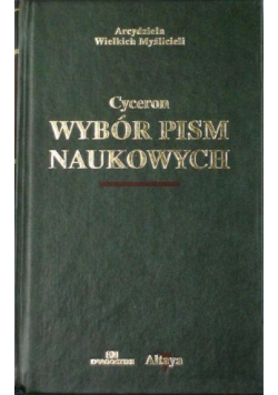 Cyceron Wybór pism naukowych