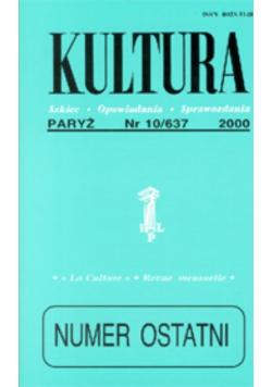 Kultura Nr 10 / 637 2000
