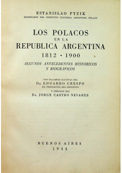 Los Polacos en la republica argentina 1944 r