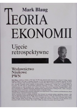 Teoria ekonomii Ujęcie retrospektywne