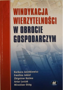 Windykacja wierzytelności w obrocie gospodarczym