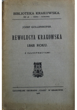 Rewolucya Krakowska 1848 roku 1908 r